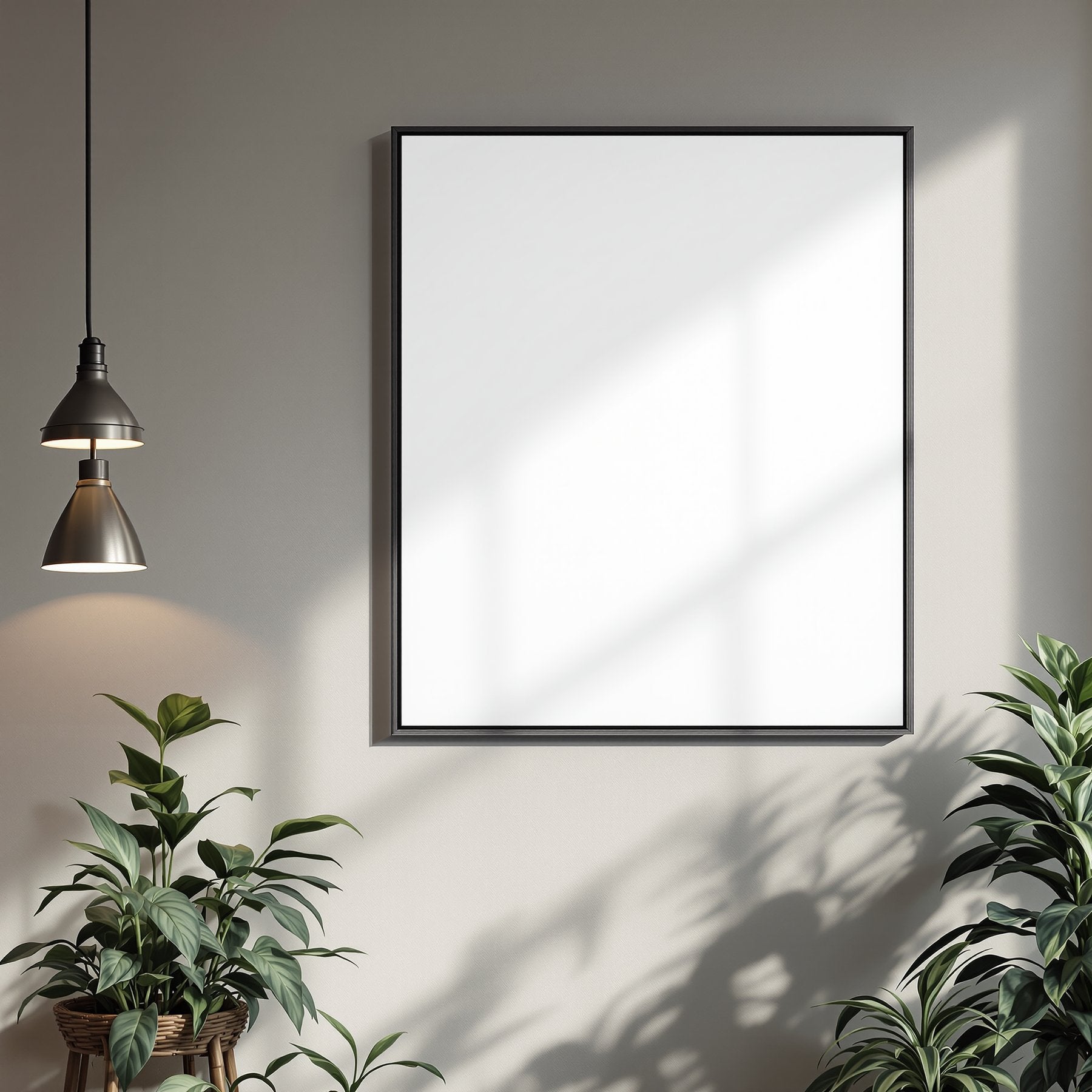 Canvas Frame Mockup, Blank Template #108 | Digital Frame Mockup | bulkmockup JPG Download | For POD Etsy Shopify | MockupBulk
