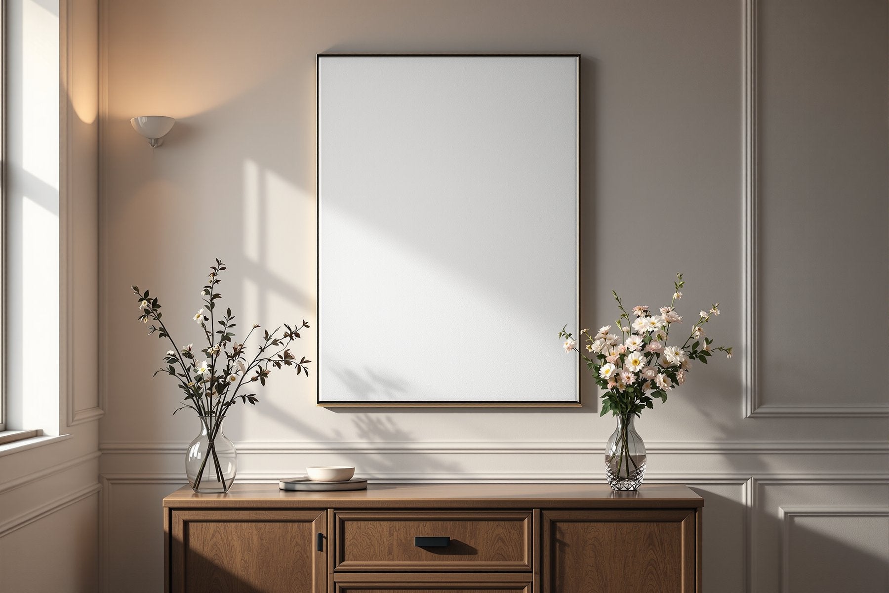 Canvas Frame Mockup, Blank Template #109 | Frame Template JPG | Instant bulkmockup Download | Commercial Use | MockupBulk
