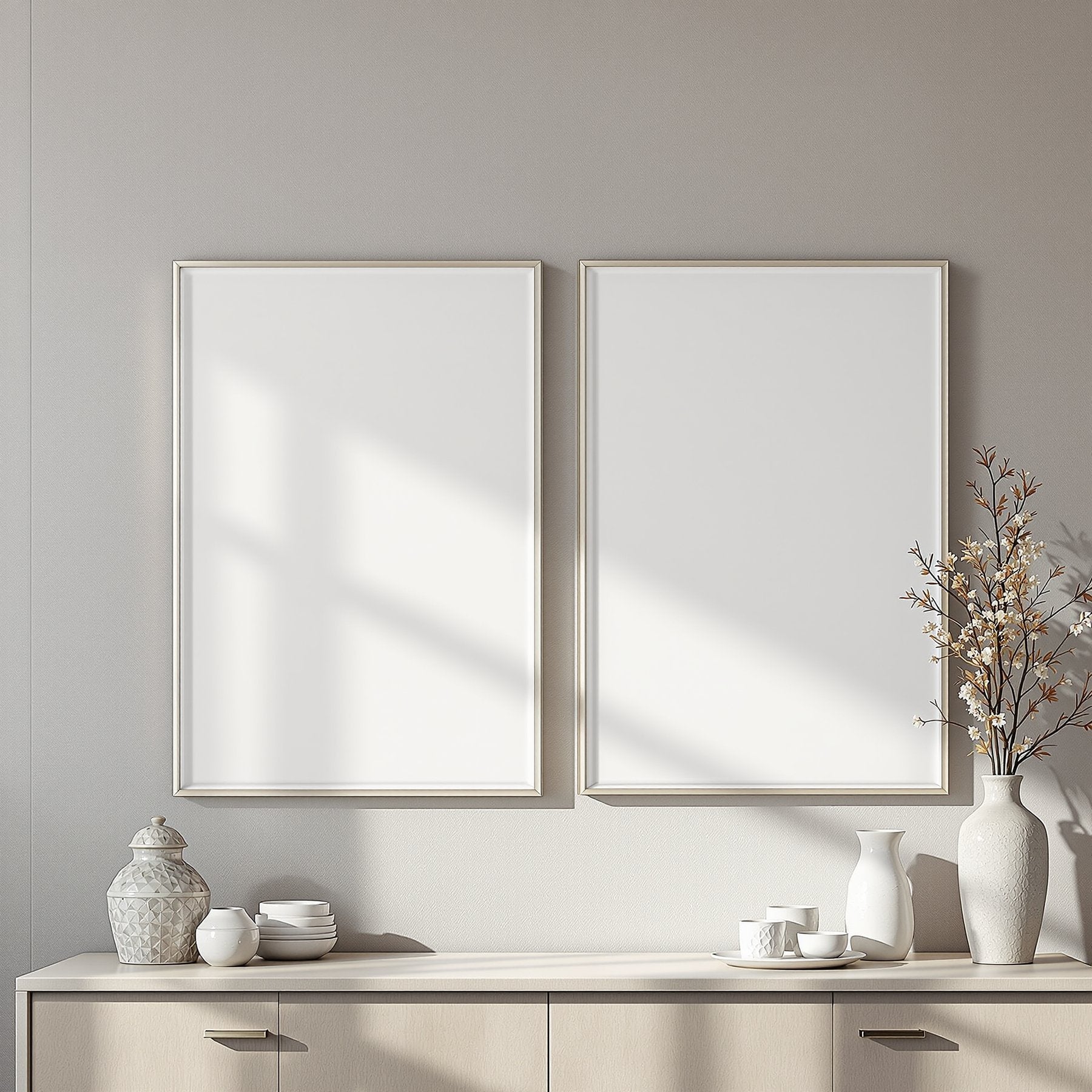 Canvas Frame Mockup, Blank Template #112 | bulkmockup Frame Template | Instant Download JPG | Commercial Use | MockupBulk