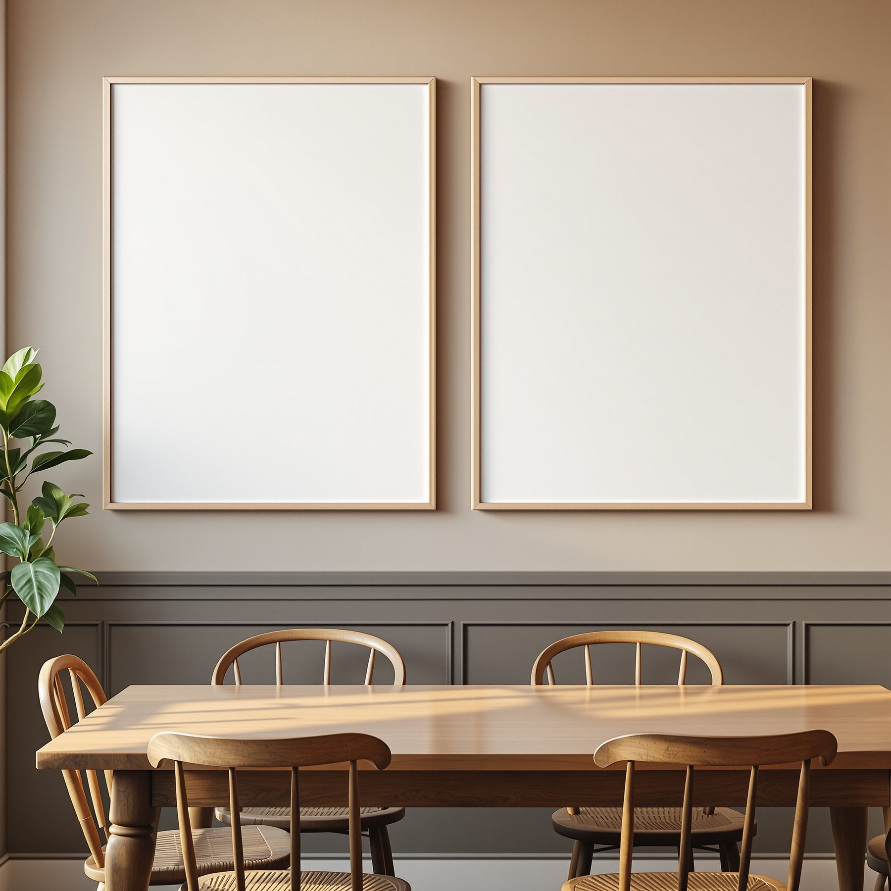 Canvas Frame Mockup | Blank Template #117 — High-Res Frame Template JPG | bulkmockup Mockup Store | Commercial Use | MockupBulk