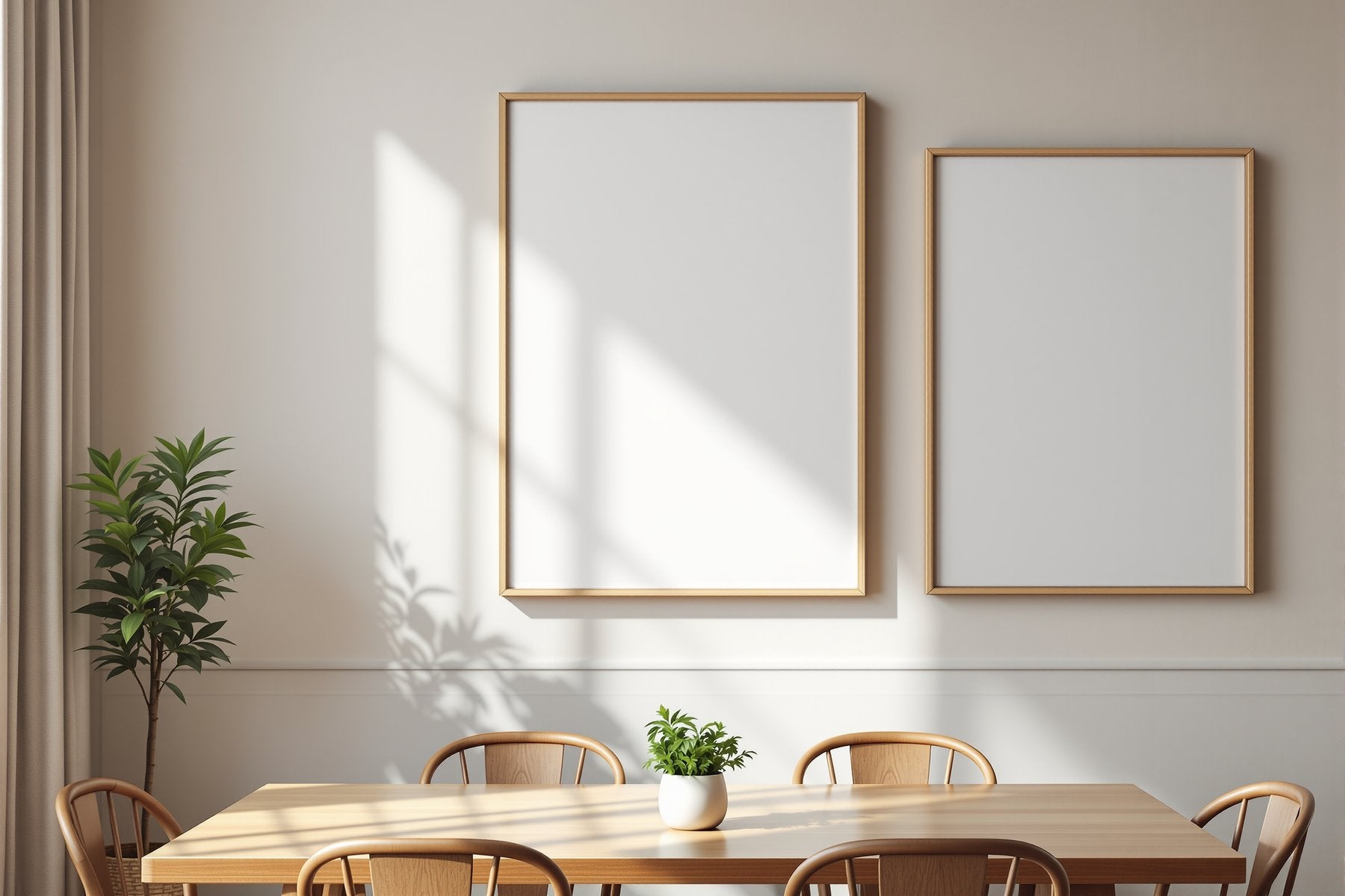 Canvas Frame Mockup, Blank Template #119 | Empty Frame Mockup Template | JPG Digital Download | Commercial Licence | bulkmockup Shop