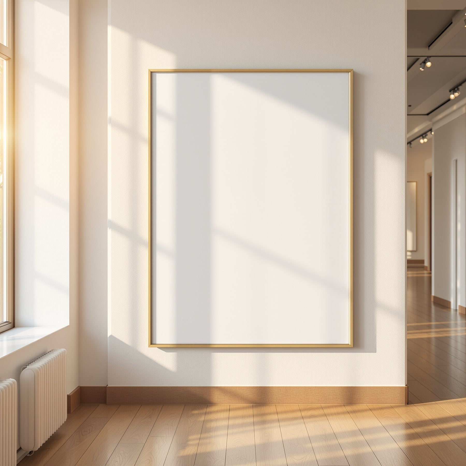 Blank Template #121 Canvas Frame Mockup | High-Resolution JPG | bulkmockup Template | For Etsy POD Print Sellers | MockupBulk