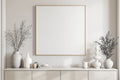 Canvas Frame Mockup, Blank Template #122 | High-Res Frame Template JPG | bulkmockup Mockup Store | Commercial Use | MockupBulk