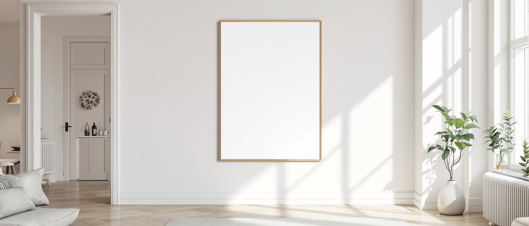 Canvas Frame Mockup, Blank Template #127 | Digital Frame Mockup | bulkmockup JPG Download | For POD Etsy Shopify | MockupBulk