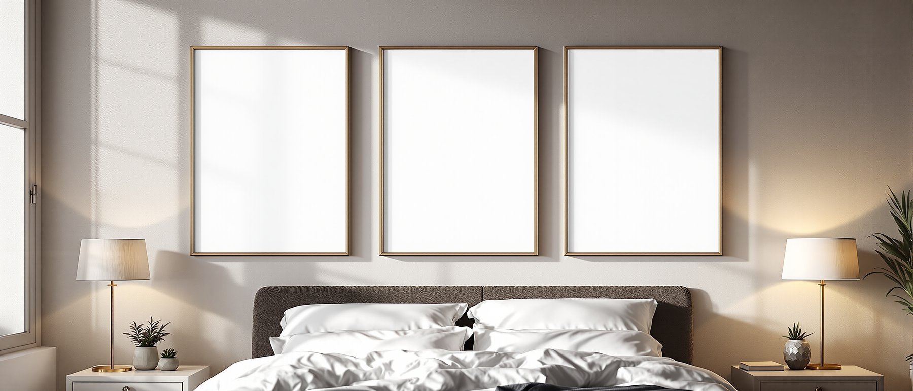 Canvas Frame Mockup | Blank Template #136 | Frame Mockup JPG Download | bulkmockup Template | Commercial Licence | MockupBulk