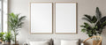 Canvas Frame Mockup | Blank Template #139 — Empty Frame Template | bulkmockup High-Res JPG | Commercial Use Included | MockupBulk