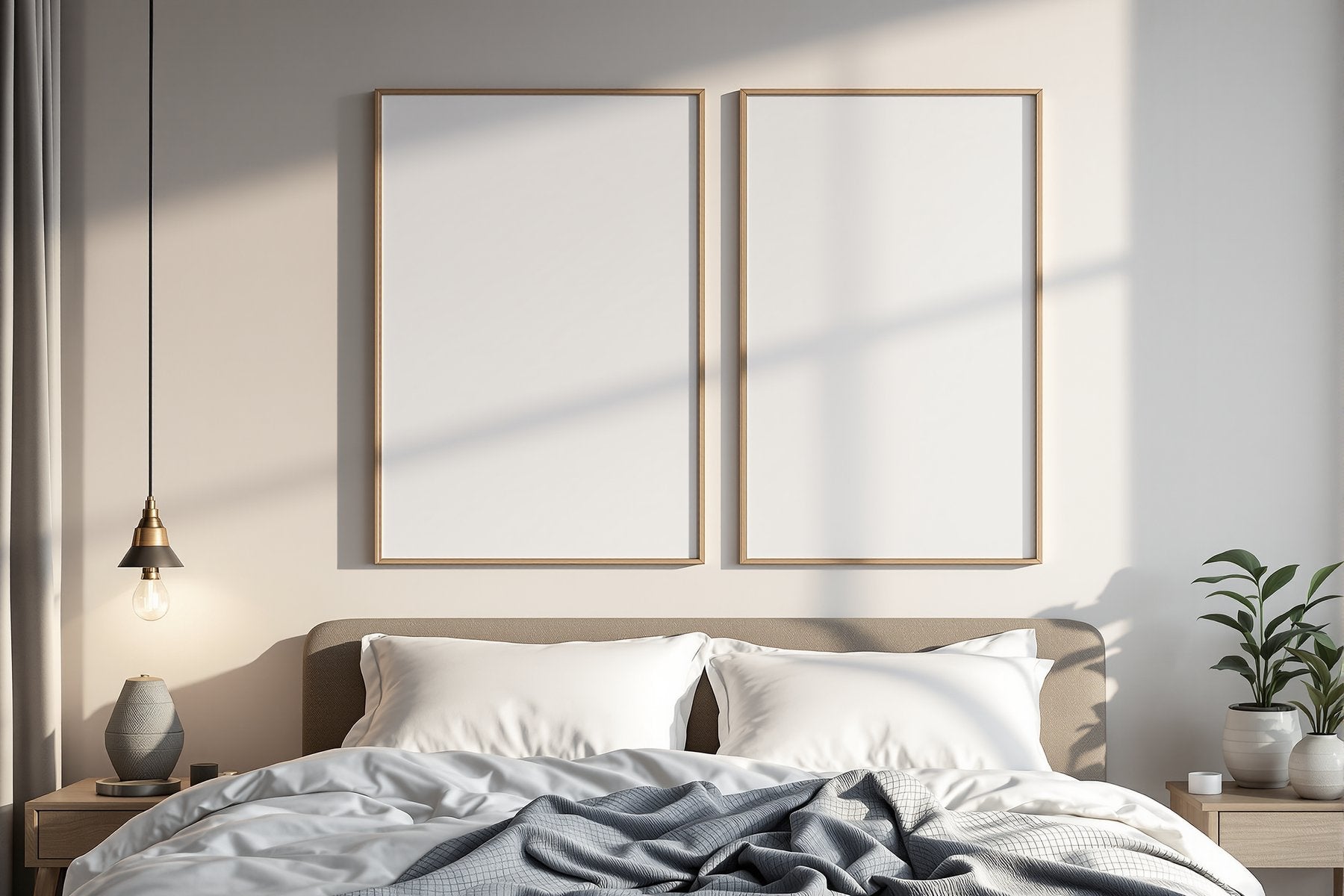 Canvas Frame Mockup, Blank Template #142 | Blank Frame Template for Etsy | bulkmockup JPG Download | Commercial Use | MockupBulk