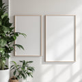 Canvas Frame Mockup — Blank Template #145 — Blank Frame Template | High-Res JPG Instant Download | Commercial Use | bulkmockup | MockupBulk