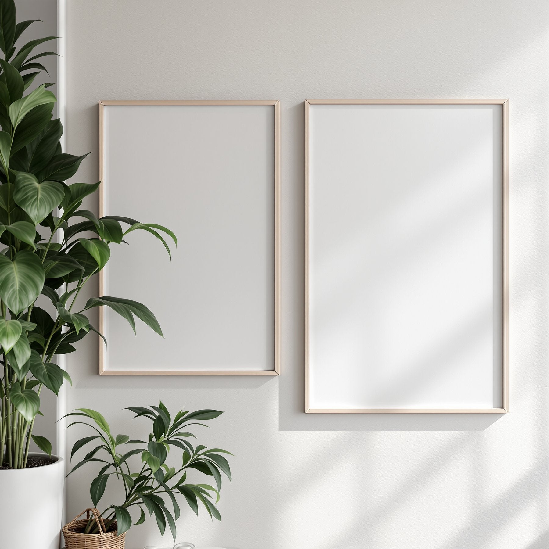 Canvas Frame Mockup — Blank Template #145 — Blank Frame Template | High-Res JPG Instant Download | Commercial Use | bulkmockup | MockupBulk