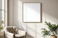 Canvas Frame Mockup — Blank Template #146 — Blank Frame Template for Etsy | bulkmockup JPG Download | Commercial Use | MockupBulk