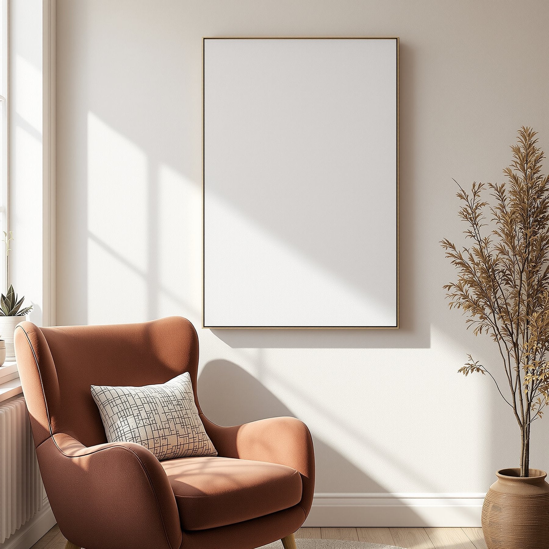 Canvas Frame Mockup — Blank Template #147 — bulkmockup Digital Download | Blank Frame JPG | Commercial Licence Included | MockupBulk