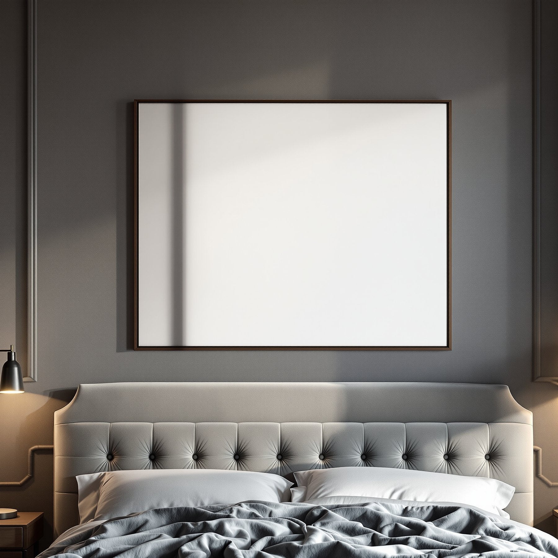 Canvas Frame Mockup | Blank Template #152 | bulkmockup Digital Download | Blank Frame JPG | Commercial Licence Included | MockupBulk