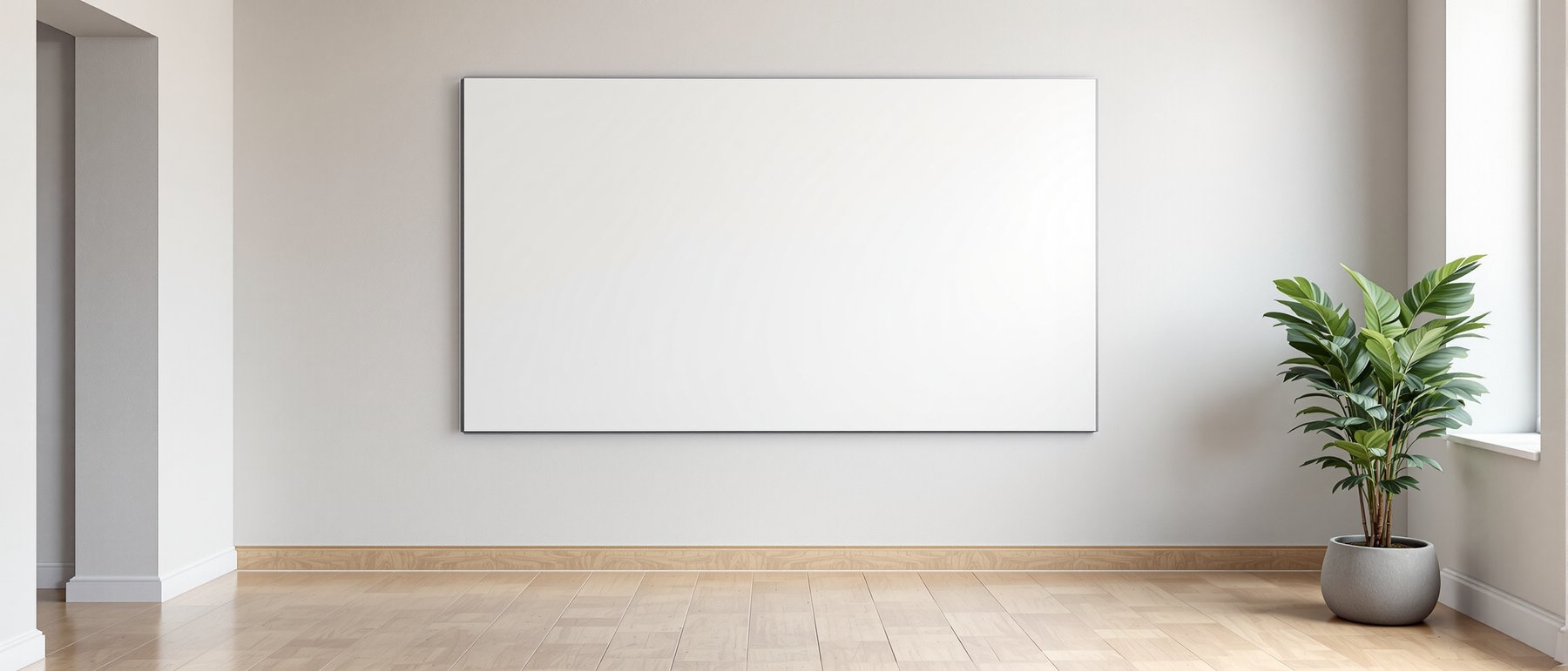 Canvas Frame Mockup | Blank Template #154 | bulkmockup Blank Frame Template | High-Res JPG | Commercial Licence | MockupBulk