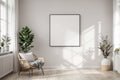 Canvas Frame Mockup — Blank Template #158 — Blank Frame Template | High-Res JPG Instant Download | Commercial Use | bulkmockup | MockupBulk