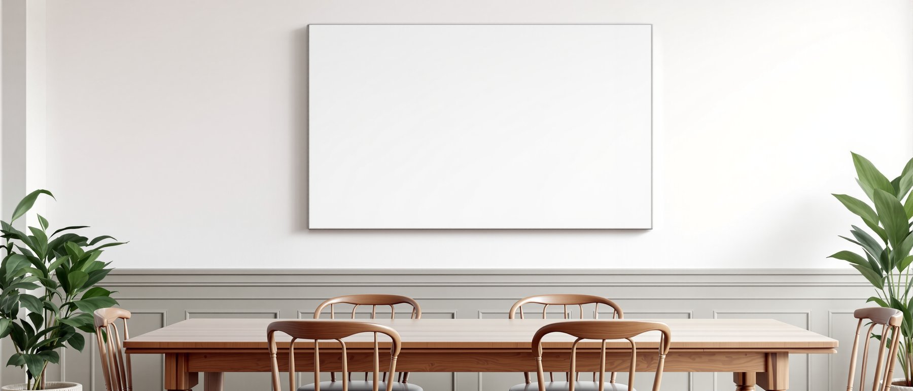 Canvas Frame Mockup — Blank Template #165 — Empty Frame Template | bulkmockup High-Res JPG | Commercial Use Included | MockupBulk