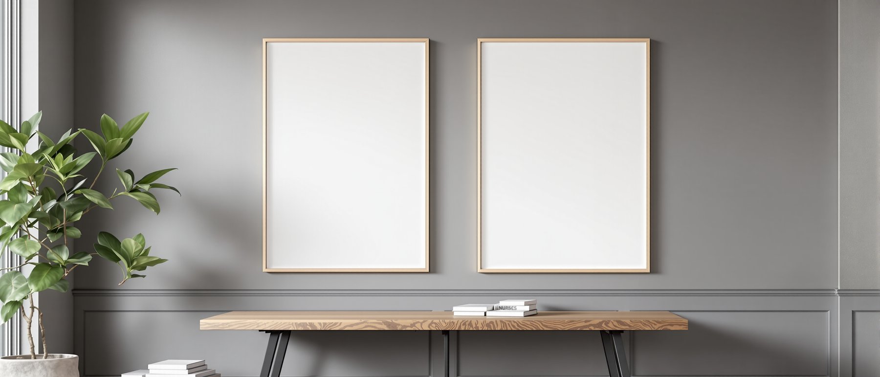 Canvas Frame Mockup | Blank Template #167 | bulkmockup Digital Download | Blank Frame JPG | Commercial Licence Included | MockupBulk