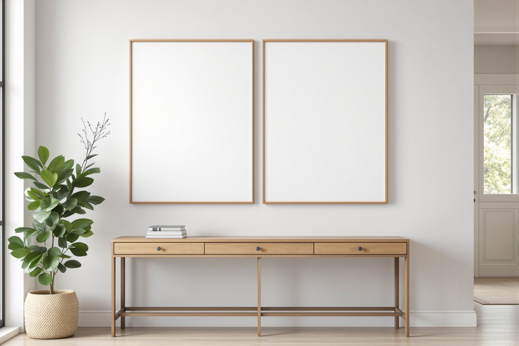 Blank Template #172 Canvas Frame Mockup | Blank Frame Template for Etsy | bulkmockup JPG Download | Commercial Use | MockupBulk