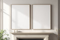 Canvas Frame Mockup | Blank Template #178 — Frame Template JPG | Instant bulkmockup Download | Commercial Use | MockupBulk