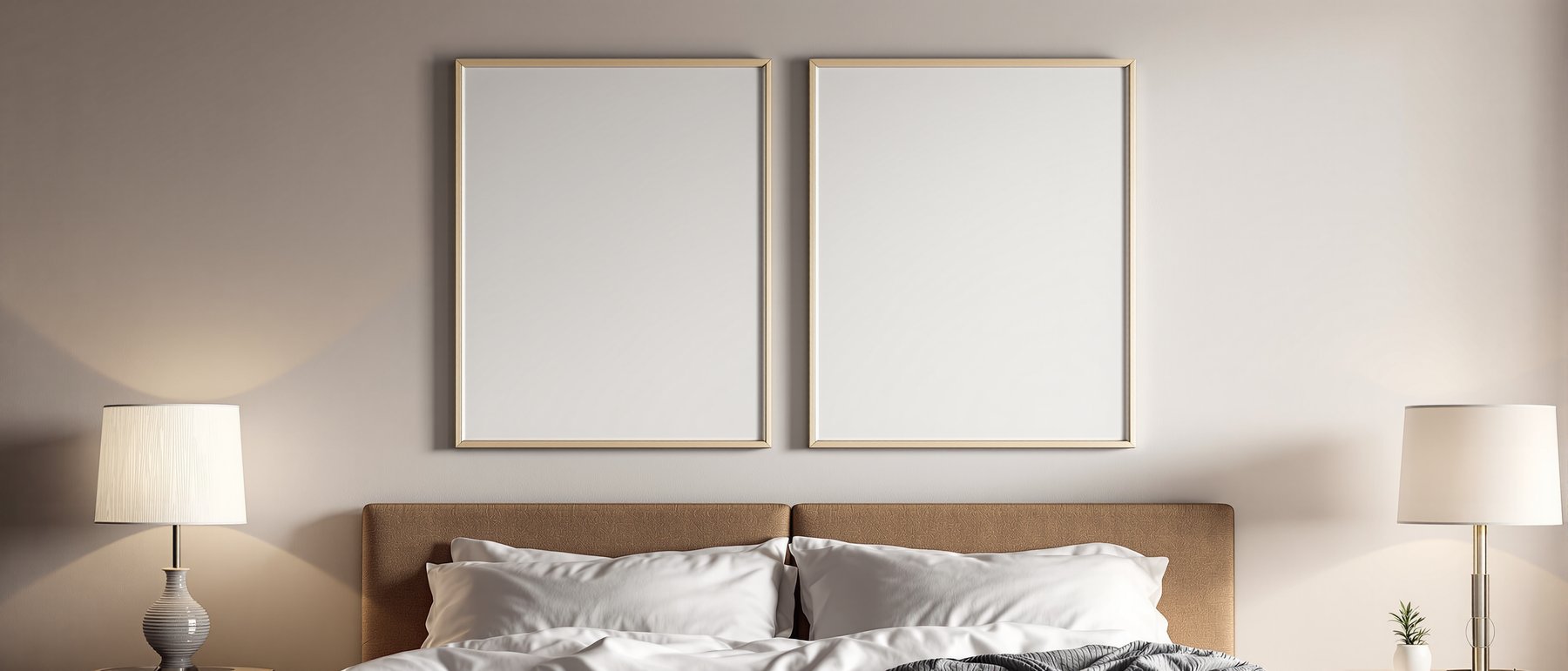 Canvas Frame Mockup | Blank Template #185 — Instant bulkmockup Download | Blank Frame JPG Template | Commercial Use | MockupBulk