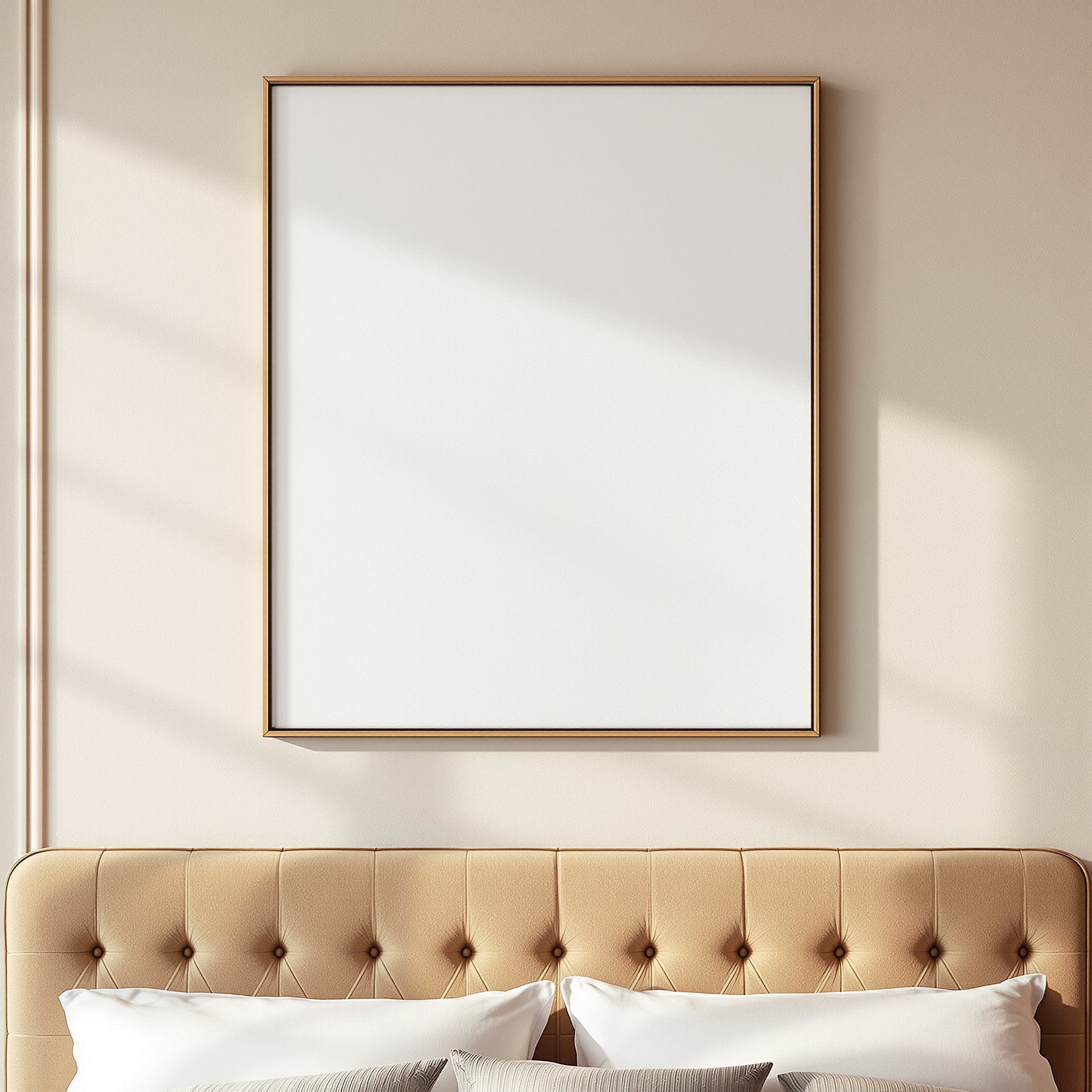 Canvas Frame Mockup | Blank Template #186 — bulkmockup Digital Download | Blank Frame JPG | Commercial Licence Included | MockupBulk