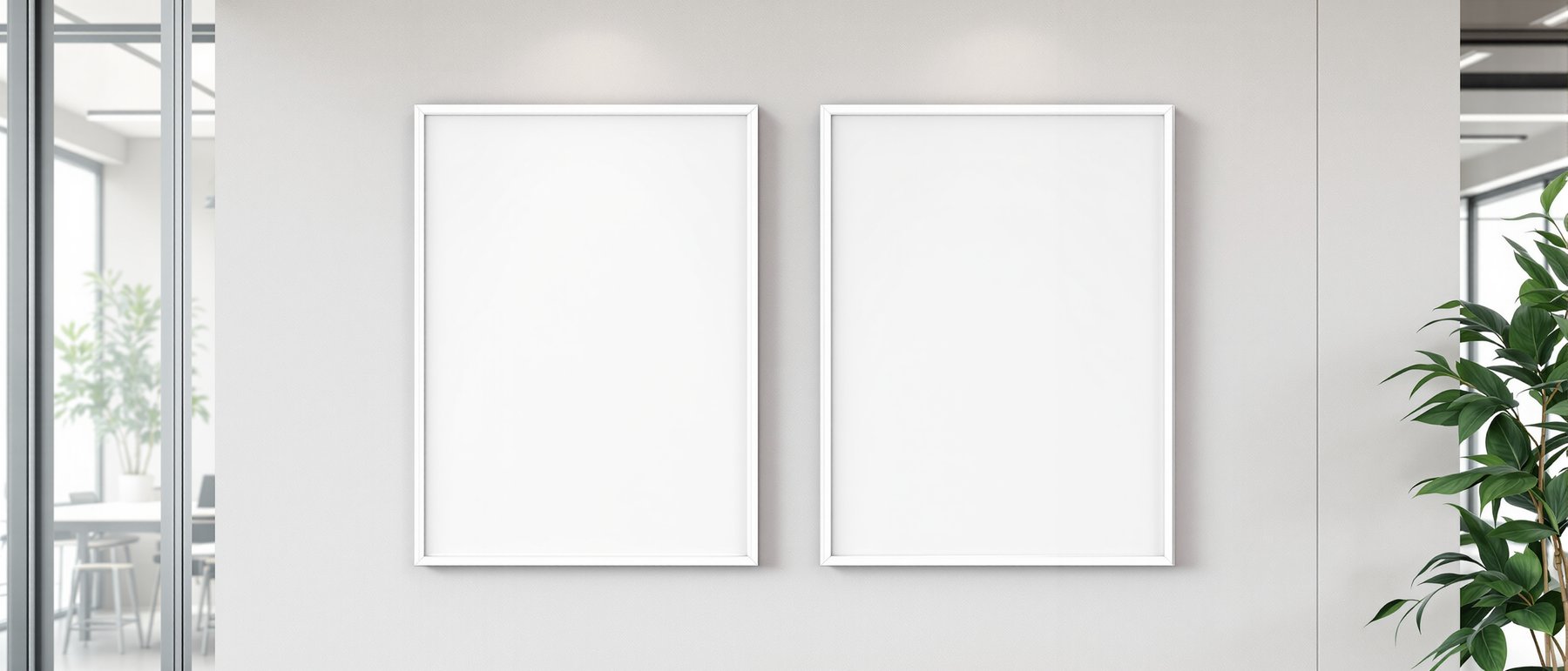 Canvas Frame Mockup | Blank Template #187 | Blank Frame Template | High-Res JPG Instant Download | Commercial Use | bulkmockup | MockupBulk