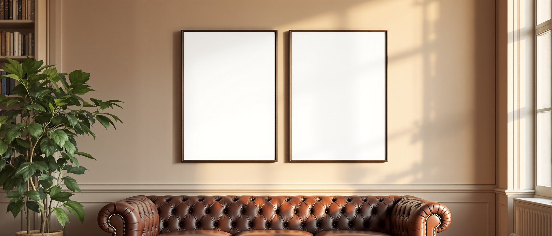 Canvas Frame Mockup | Blank Template #189 — High-Resolution JPG | bulkmockup Template | For Etsy POD Print Sellers | MockupBulk