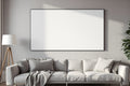 Canvas Frame Mockup, Blank Template #190 | High-Res Frame Template JPG | bulkmockup Mockup Store | Commercial Use | MockupBulk