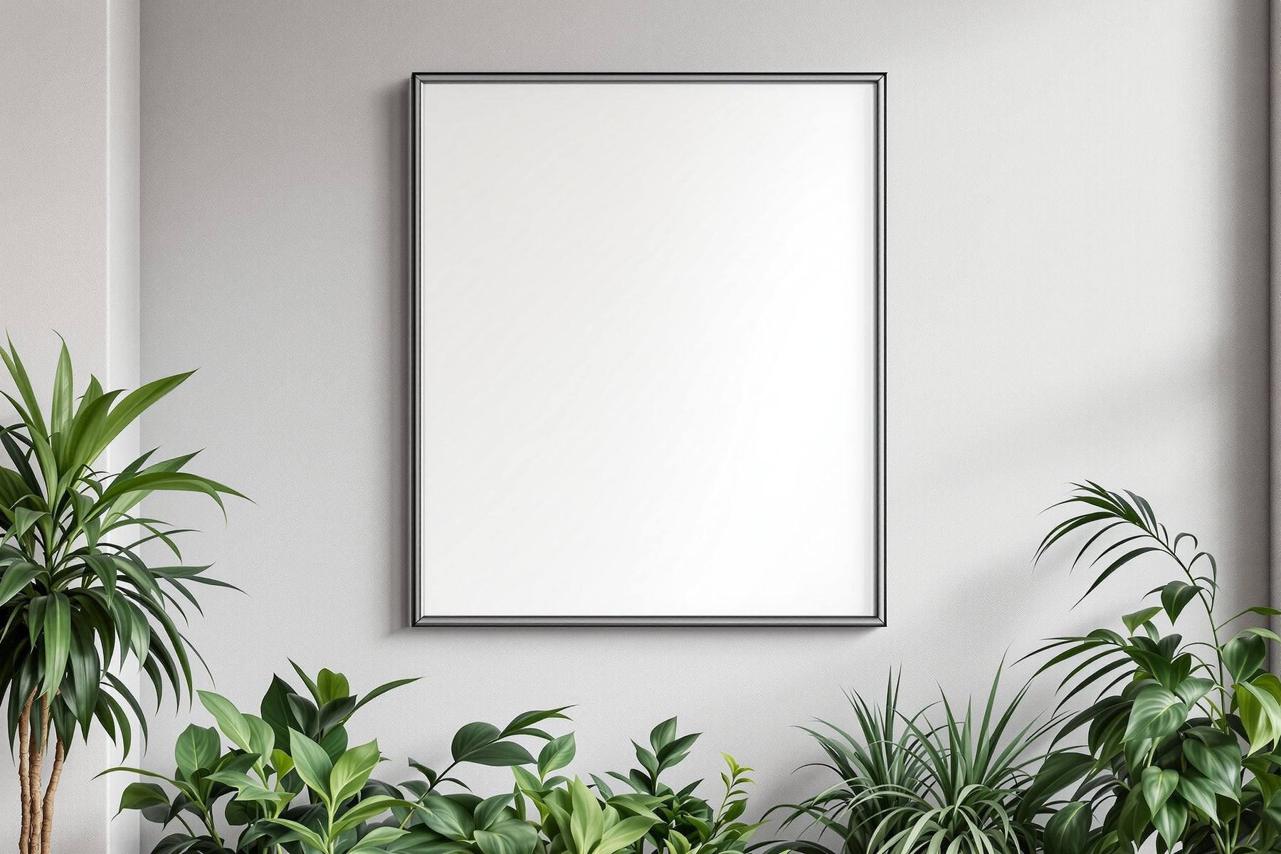 Canvas Frame Mockup | Blank Template #193 — Blank Frame Template | High-Res JPG Instant Download | Commercial Use | bulkmockup | MockupBulk