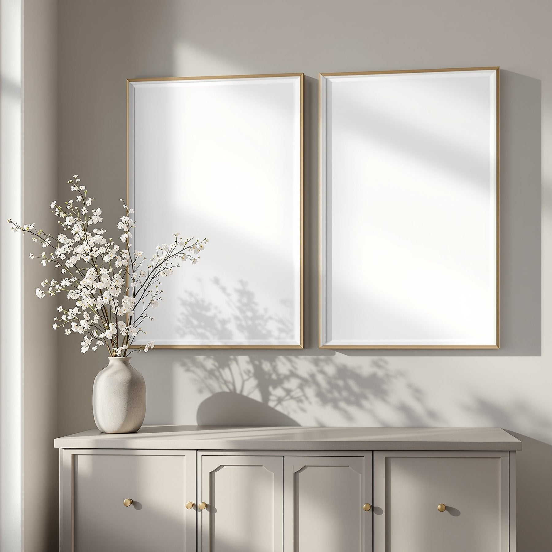Canvas Frame Mockup | Blank Template #201 — bulkmockup Digital Download | Blank Frame JPG | Commercial Licence Included | MockupBulk