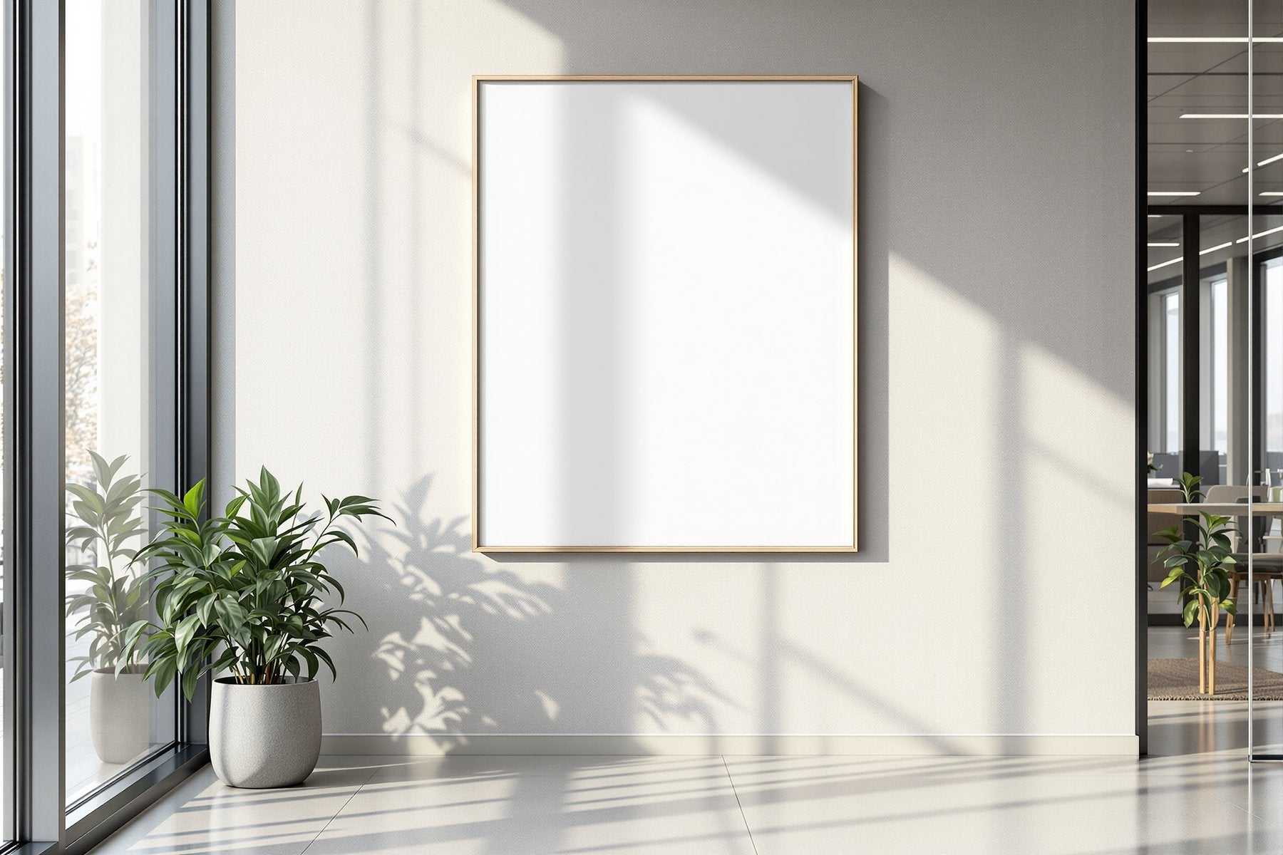 Blank Template #203 Canvas Frame Mockup | Digital Frame Mockup | bulkmockup JPG Download | For POD Etsy Shopify | MockupBulk