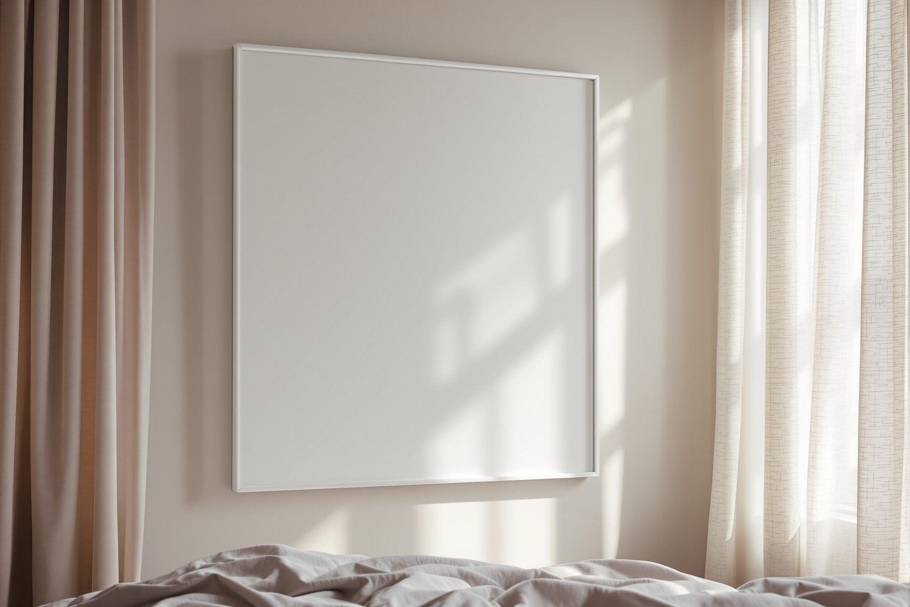Canvas Frame Mockup | Blank Template #204 | bulkmockup Frame Template | Instant Download JPG | Commercial Use | MockupBulk