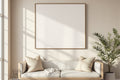 Canvas Frame Mockup | Blank Template #206 | Digital Frame Mockup | bulkmockup JPG Download | For POD Etsy Shopify | MockupBulk