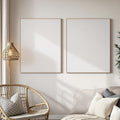 Canvas Frame Mockup, Blank Template #207 | Instant bulkmockup Download | Blank Frame JPG Template | Commercial Use | MockupBulk