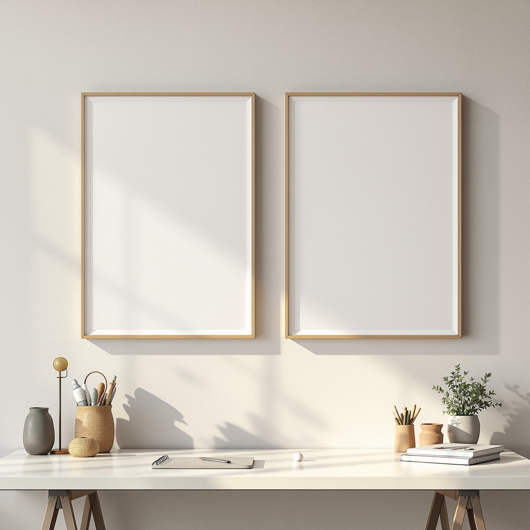 Canvas Frame Mockup, Blank Template #211 | bulkmockup Frame Template | Instant Download JPG | Commercial Use | MockupBulk