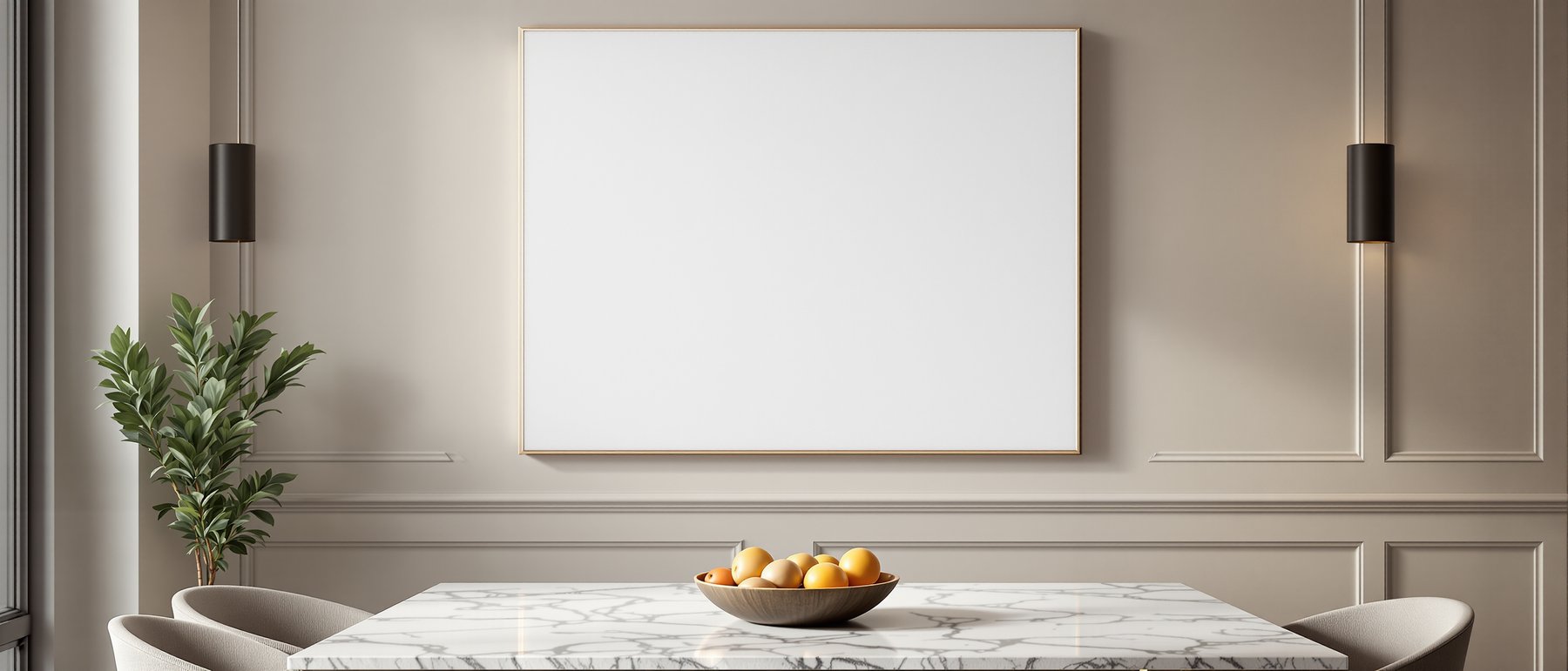 Canvas Frame Mockup | Blank Template #216 — bulkmockup Digital Download | Blank Frame JPG | Commercial Licence Included | MockupBulk