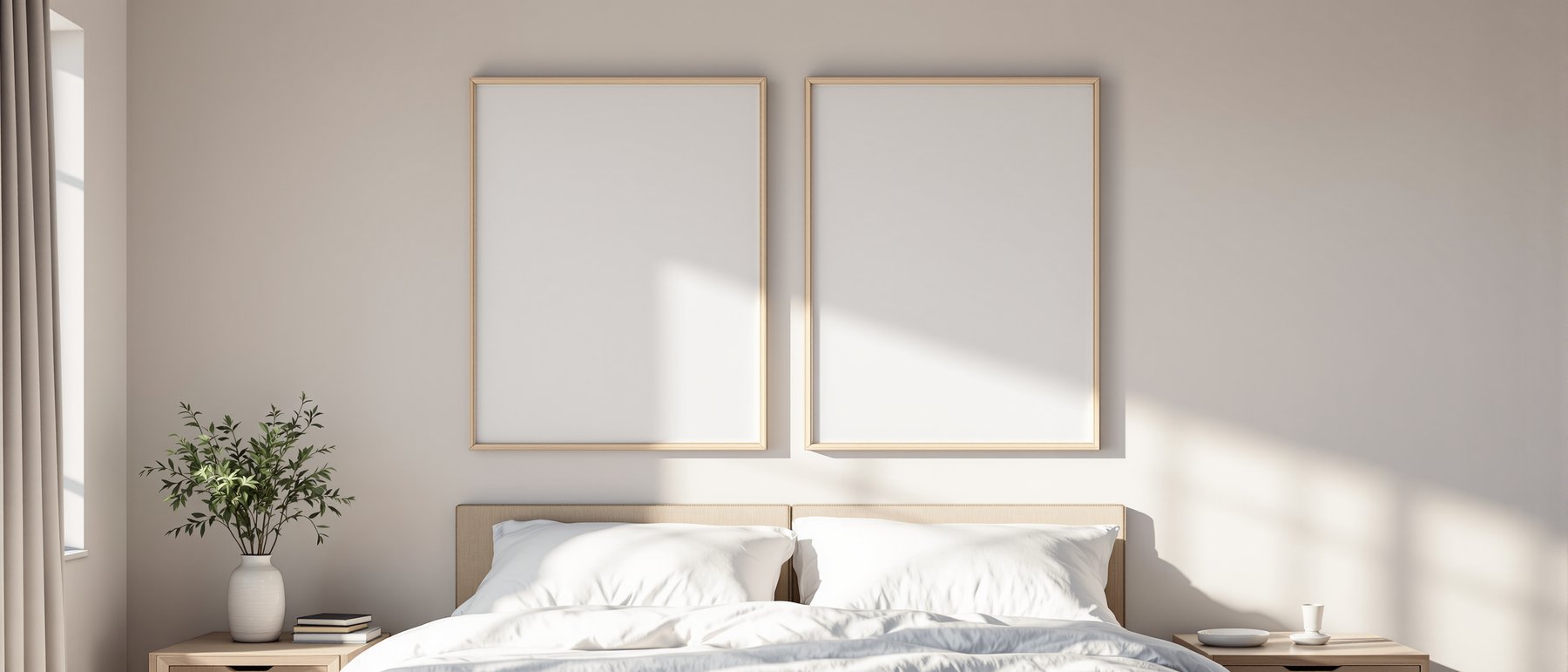 Canvas Frame Mockup | Blank Template #217 | bulkmockup Frame Template | Instant Download JPG | Commercial Use | MockupBulk