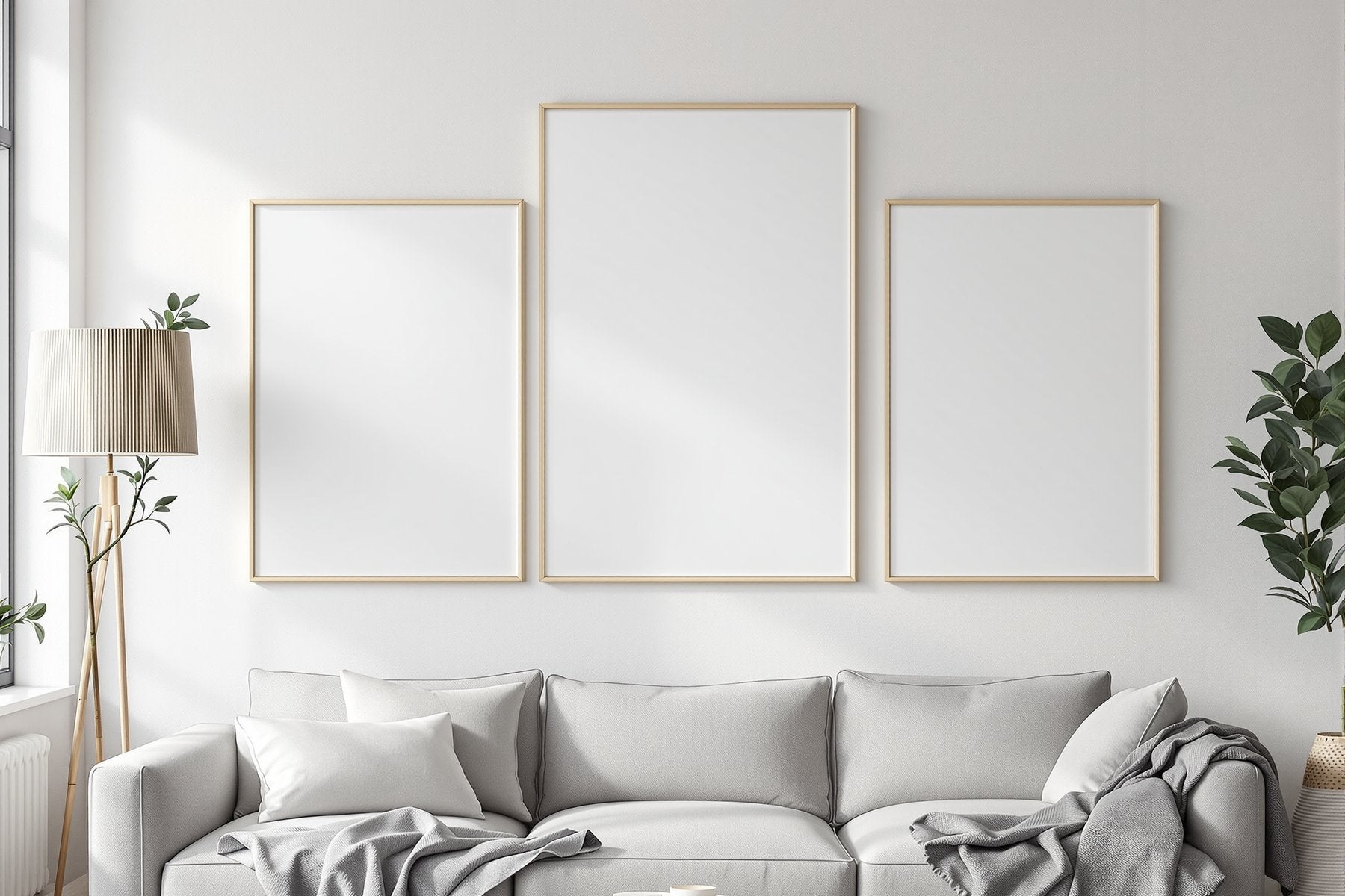 Canvas Frame Mockup, Blank Template #220 | bulkmockup Digital Download | Blank Frame JPG | Commercial Licence Included | MockupBulk