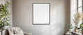 Blank Template #226 Canvas Frame Mockup | Blank Frame Template for Etsy | bulkmockup JPG Download | Commercial Use | MockupBulk