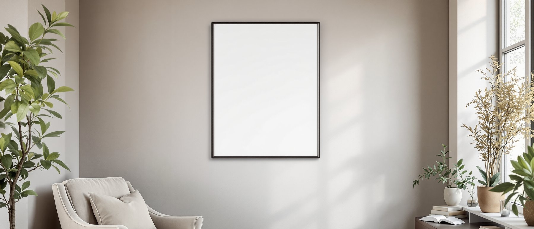 Blank Template #226 Canvas Frame Mockup | Blank Frame Template for Etsy | bulkmockup JPG Download | Commercial Use | MockupBulk