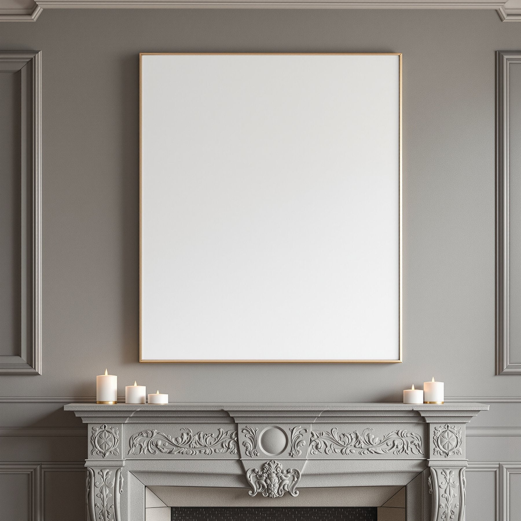 Canvas Frame Mockup | Blank Template #227 | Digital Frame Mockup | bulkmockup JPG Download | For POD Etsy Shopify | MockupBulk