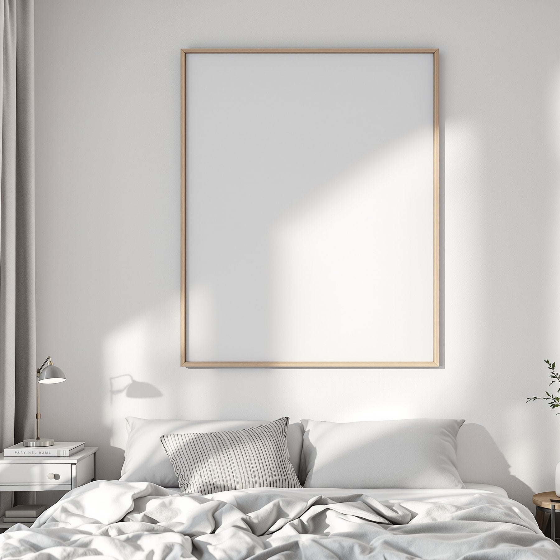 Blank Template #228 Canvas Frame Mockup | Empty Frame Template | bulkmockup High-Res JPG | Commercial Use Included | MockupBulk