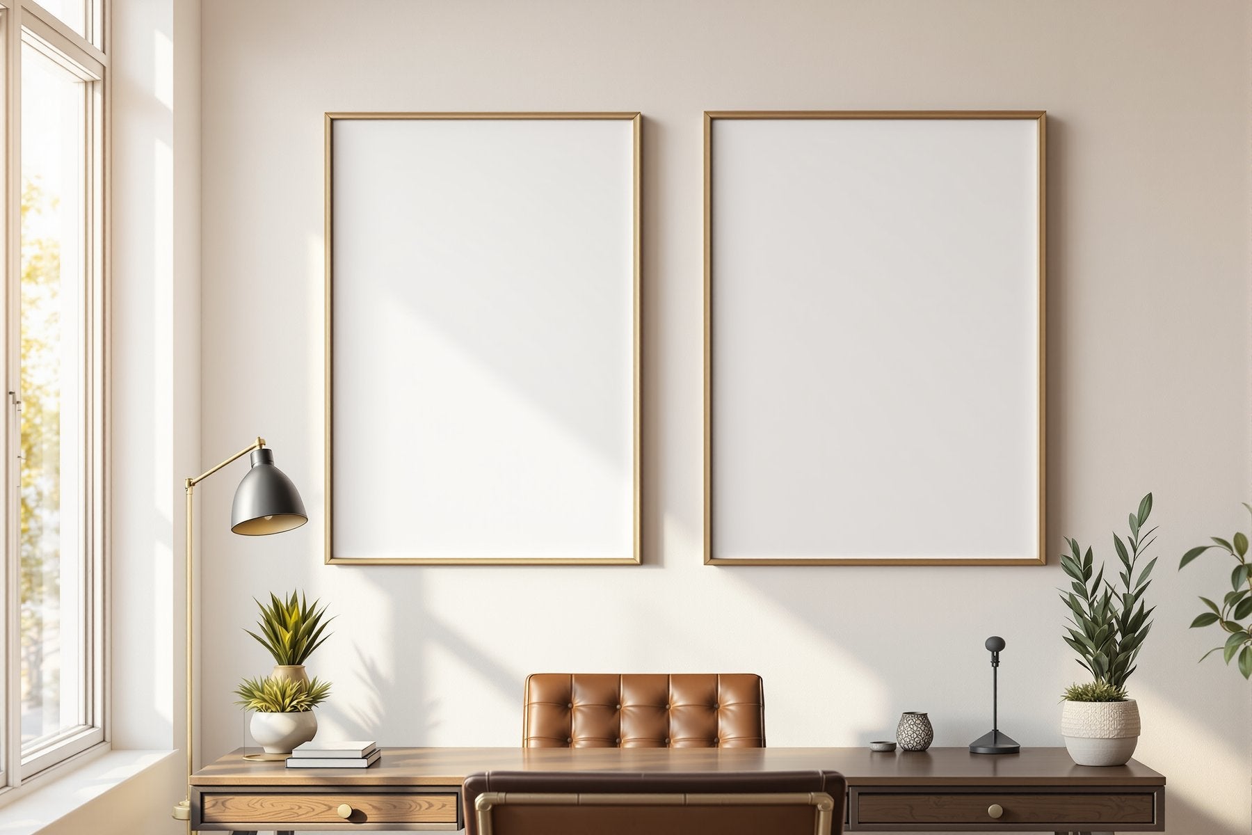 Blank Template #231 Canvas Frame Mockup | Blank Frame Mockup JPG | Commercial Licence | bulkmockup Download | MockupBulk