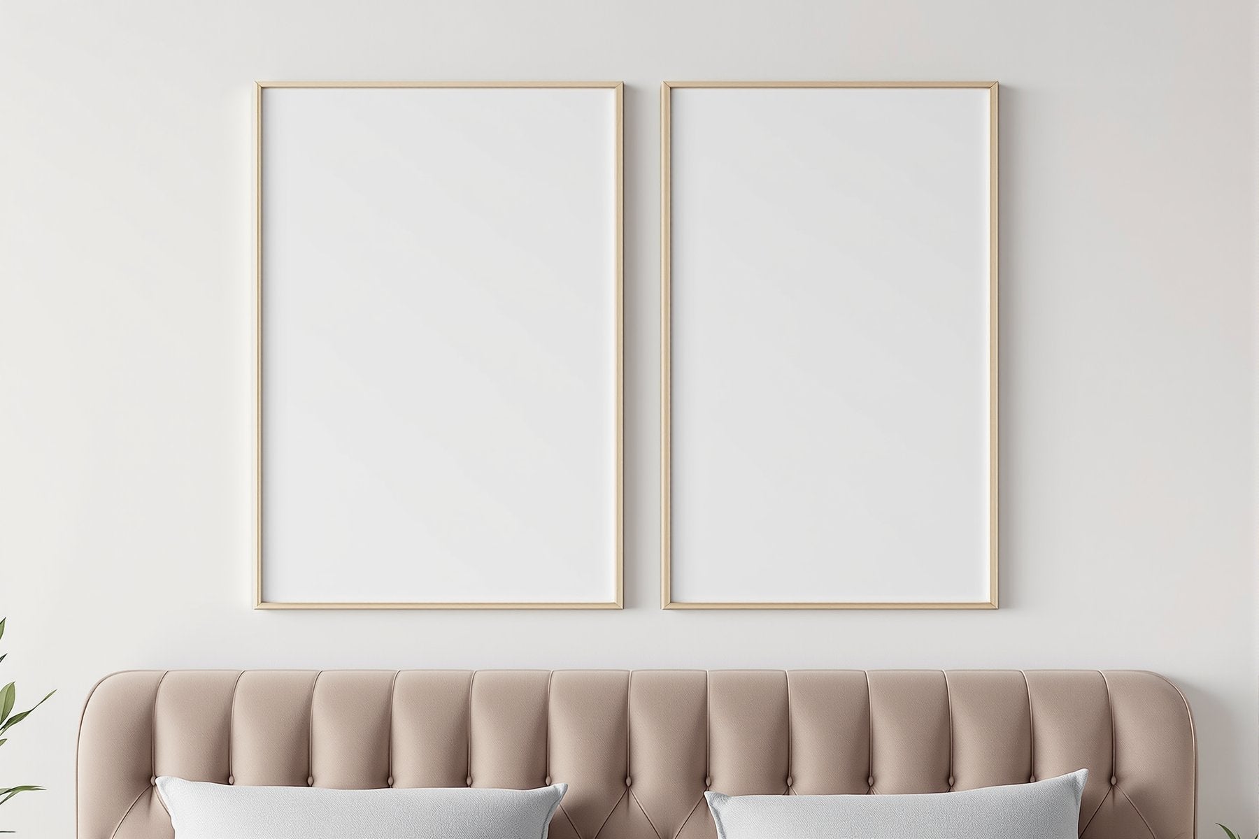 Canvas Frame Mockup | Blank Template #234 | Empty Frame Mockup Template | JPG Digital Download | Commercial Licence | bulkmockup Shop