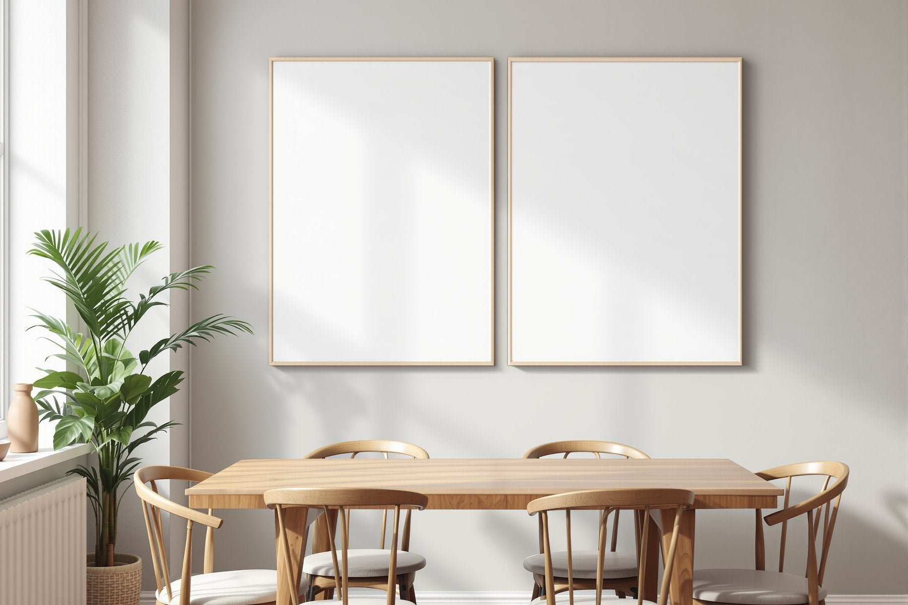 Canvas Frame Mockup | Blank Template #235 — Empty Frame Mockup Template | JPG Digital Download | Commercial Licence | bulkmockup Shop