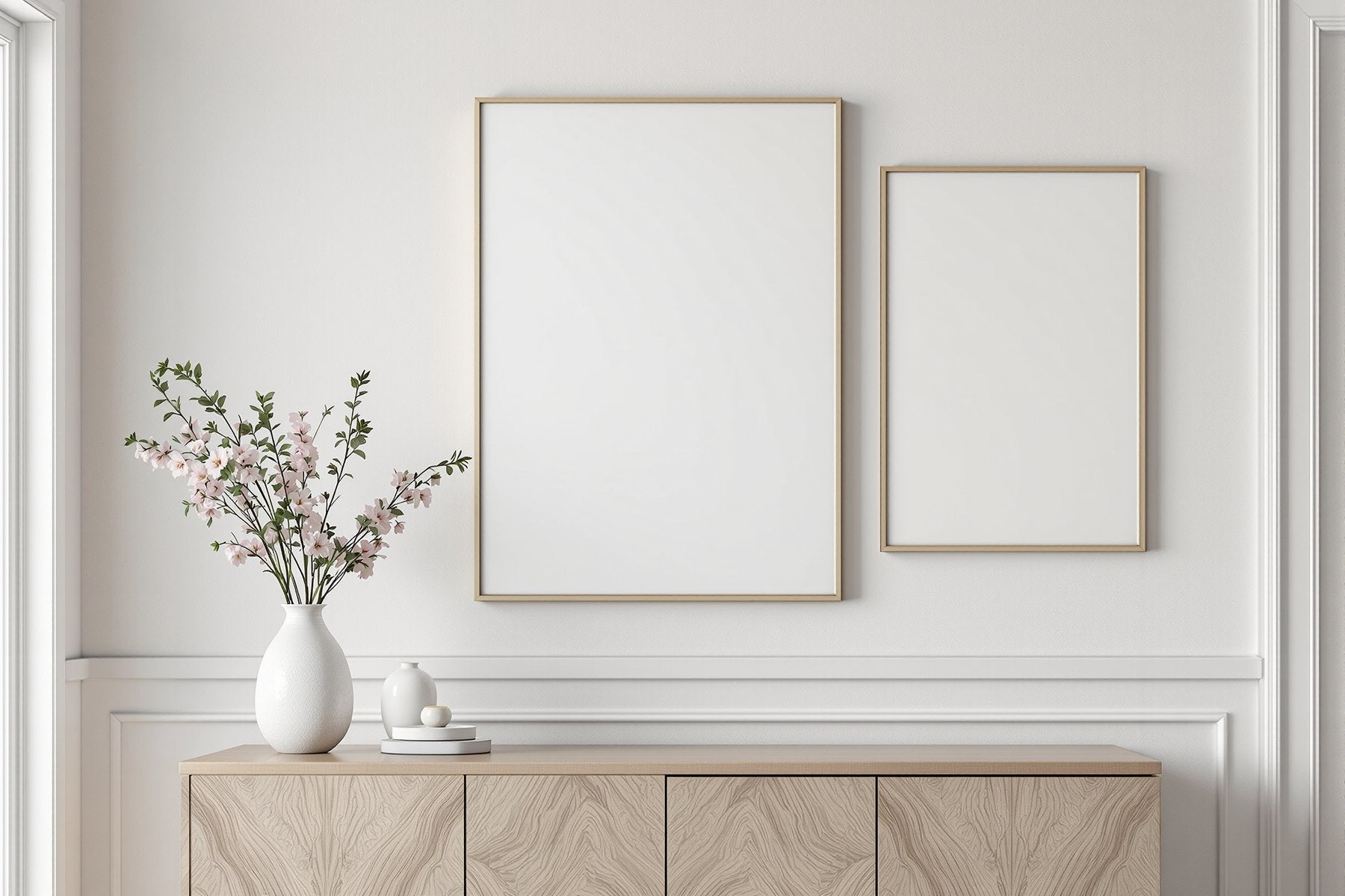 Canvas Frame Mockup | Blank Template #246 — Frame Mockup JPG Download | bulkmockup Template | Commercial Licence | MockupBulk