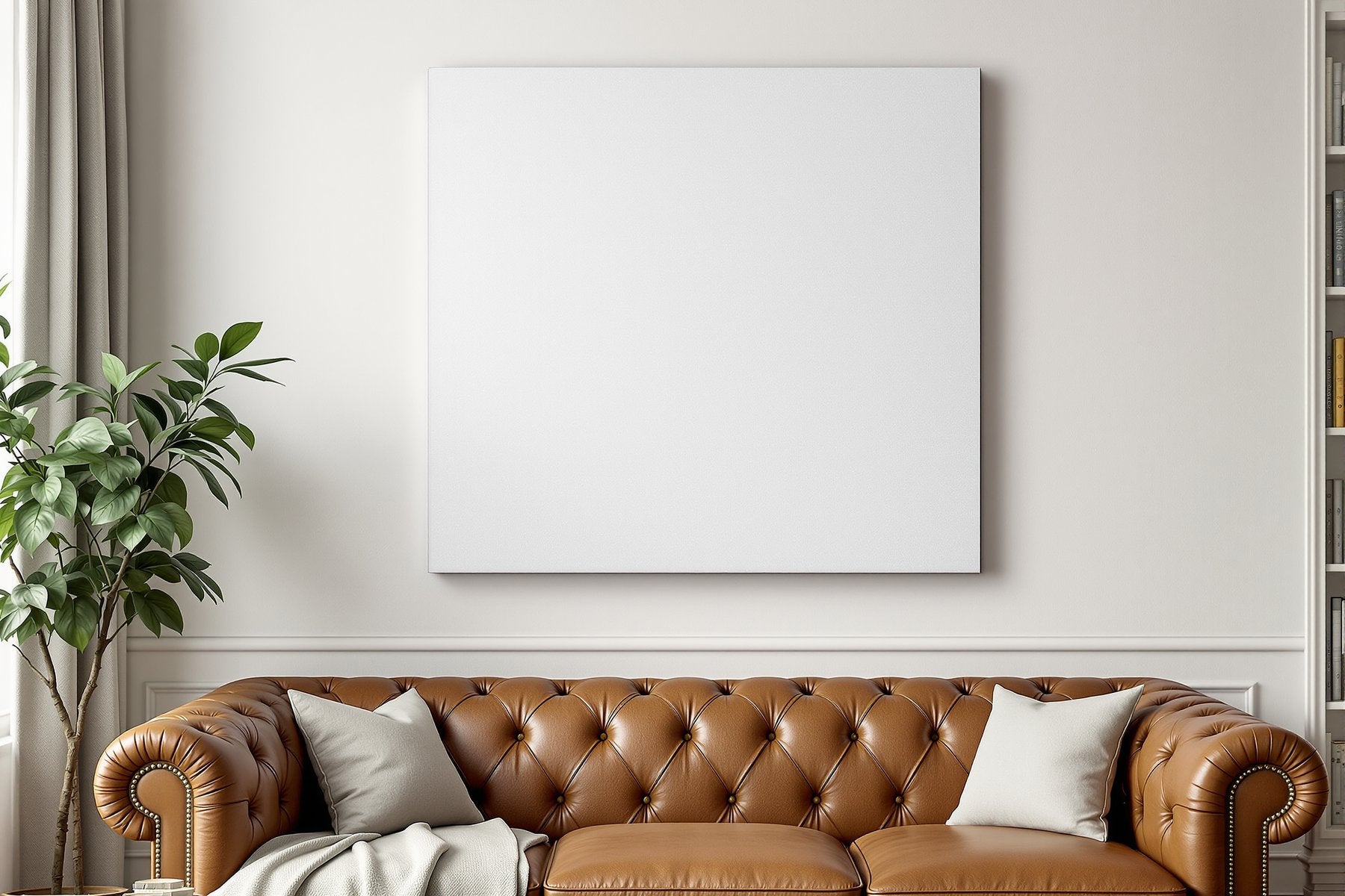 Canvas Frame Mockup | Blank Template #249 — Frame Mockup JPG Download | bulkmockup Template | Commercial Licence | MockupBulk