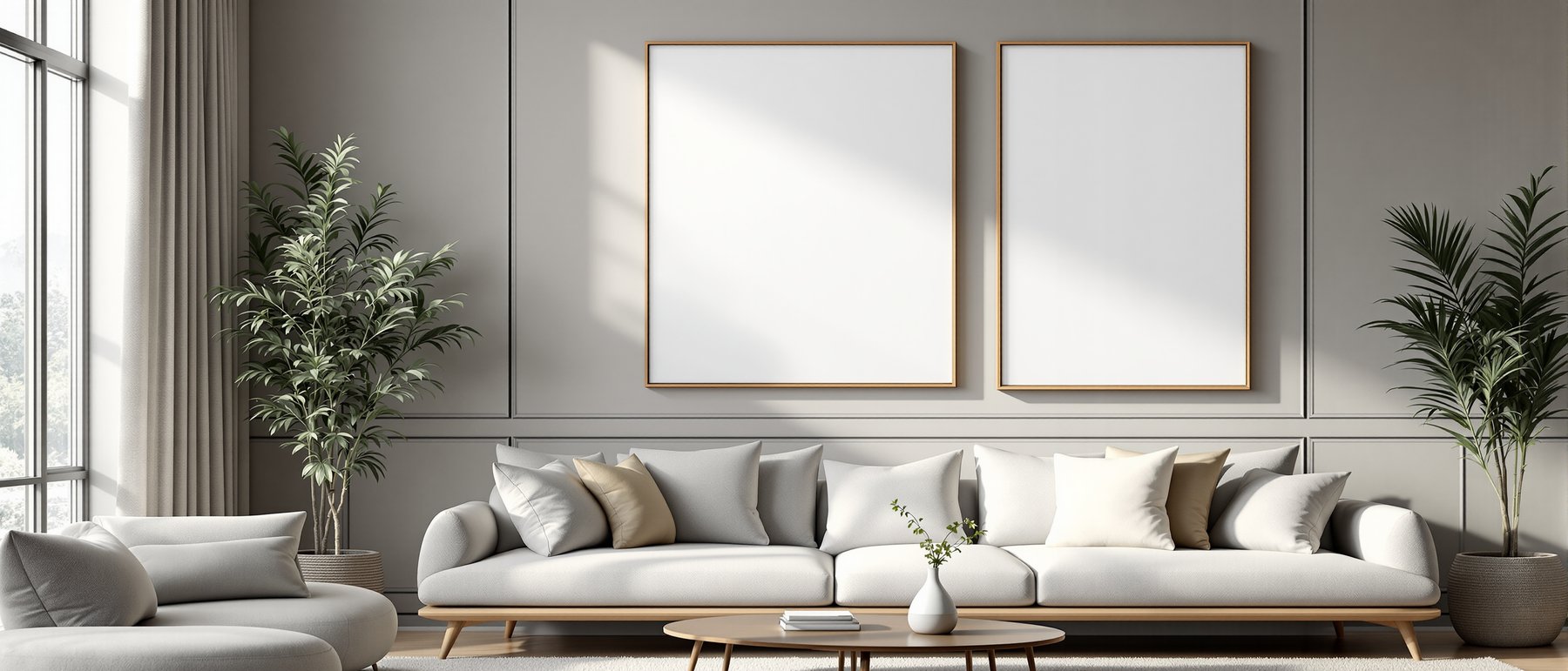 Canvas Frame Mockup | Blank Template #251 — Frame Template JPG | Instant bulkmockup Download | Commercial Use | MockupBulk