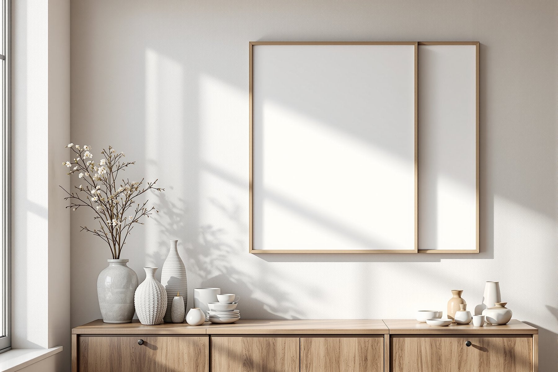 Canvas Frame Mockup, Blank Template #252 | Frame Mockup JPG Download | bulkmockup Template | Commercial Licence | MockupBulk
