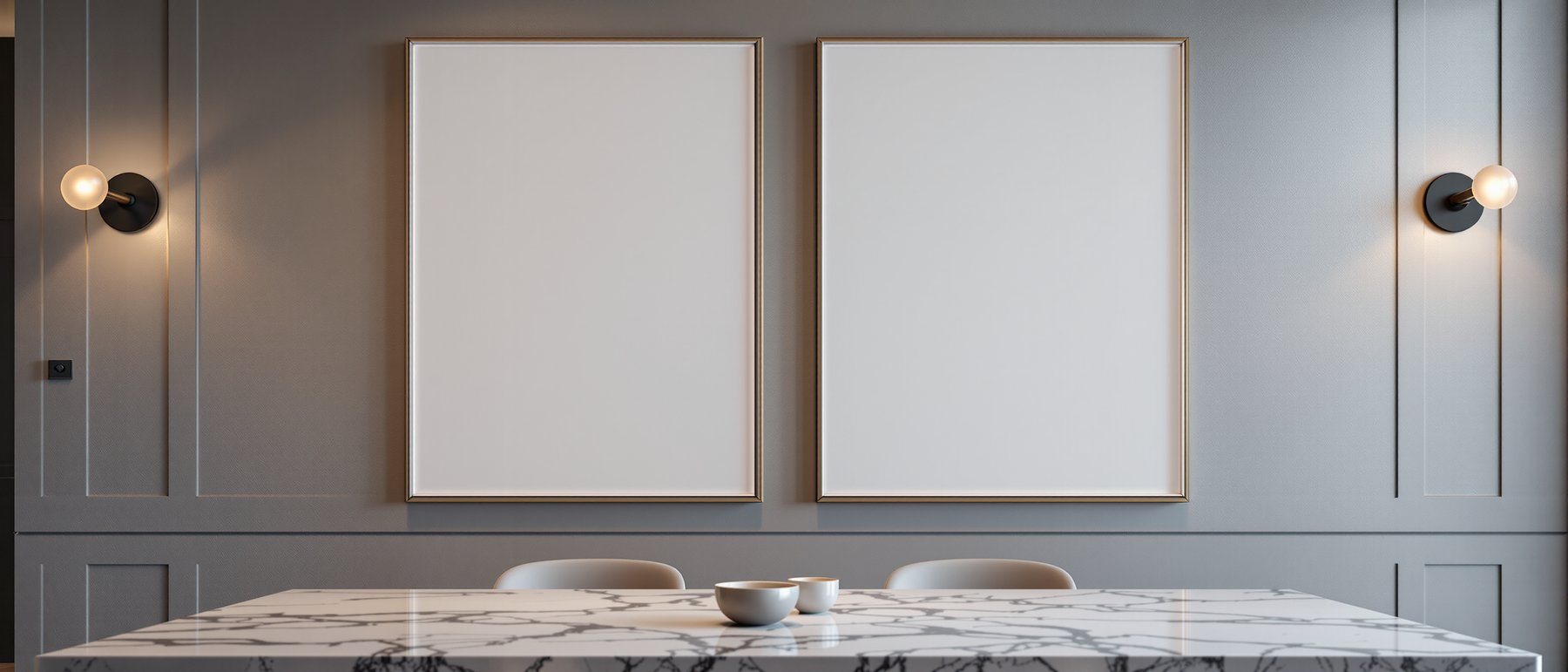 Canvas Frame Mockup — Blank Template #253 — Digital Frame Mockup | bulkmockup JPG Download | For POD Etsy Shopify | MockupBulk