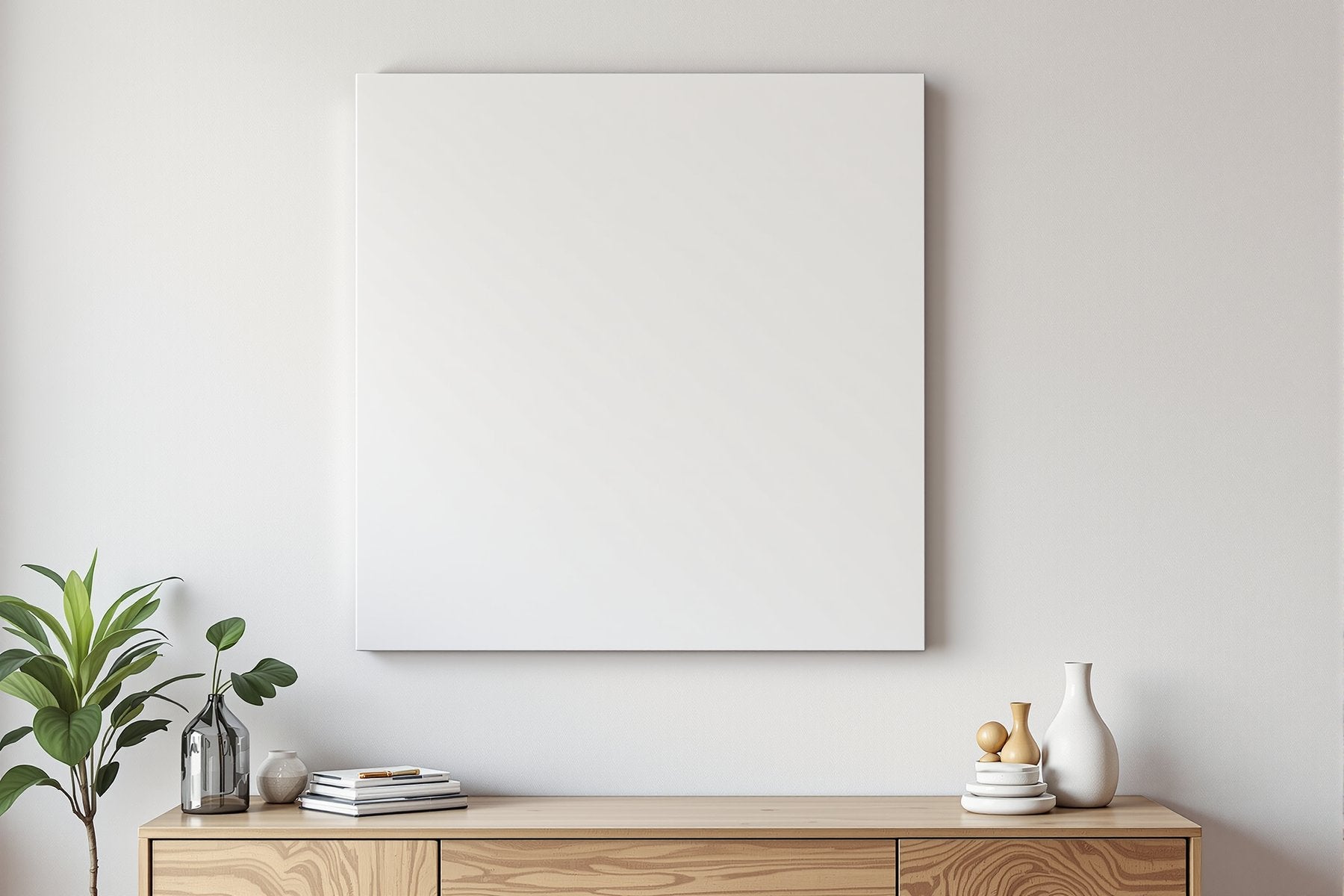 Canvas Frame Mockup | Blank Template #255 | bulkmockup Digital Download | Blank Frame JPG | Commercial Licence Included | MockupBulk